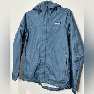Patagonia Jacket Torrent Shell H2NO Teal/Blue Hooded Full Zip Women’s XS Medium